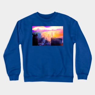 Pink City Crewneck Sweatshirt